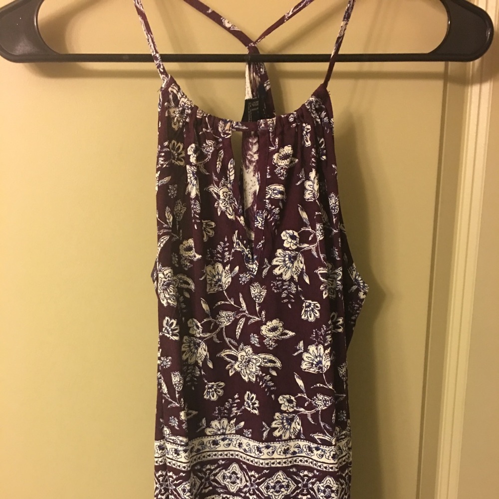 Maroon top from aerie size small